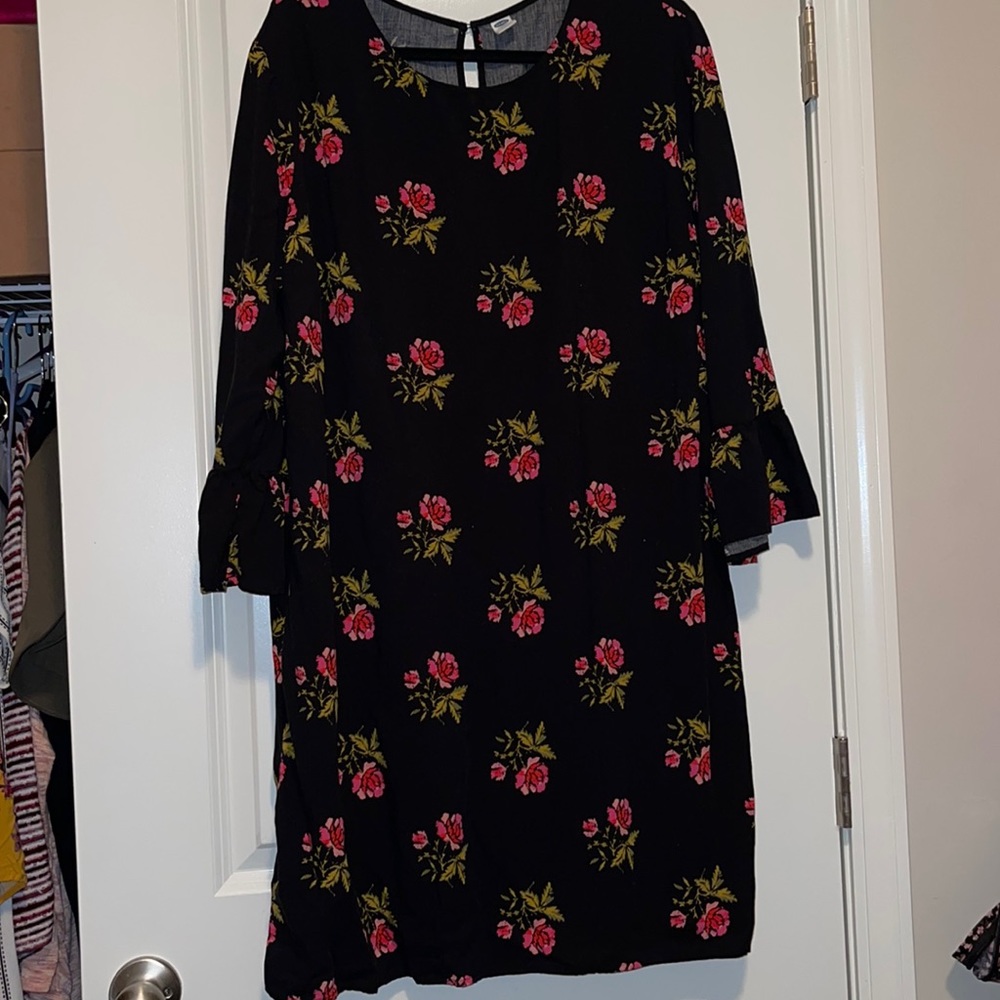 Black Floral Dress